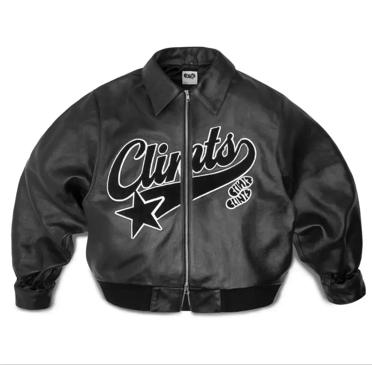 Star Varsity Leather Jacket